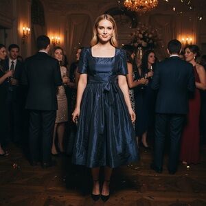 Isaac Mizrahi: Iridescent Bow Special Occasion Dress 🎉🥳🎈🎊🎁🍾